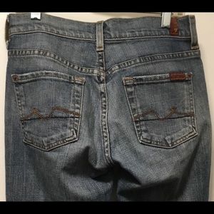 7 For All Mankind-Button Fly-Flare Leg Jeans-24